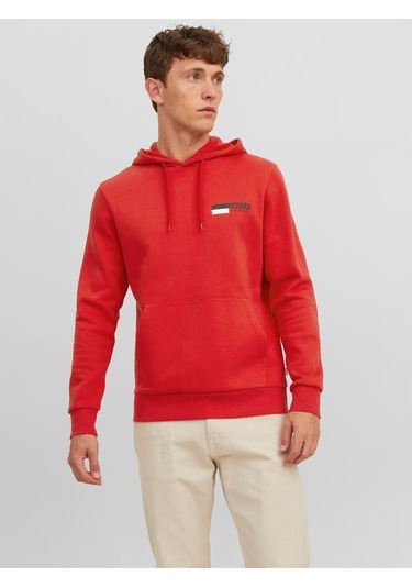 Jack & Jones Essentials Jjecorp Logo Sweat Hood Play Noos Erkek Sweatshirt 12233599-true Red Kırmızı Jack & Jones Essentials Jjecorp Logo Sweat Hood Play Noos Erkek Sweatshirt 12233599-true Red Kırmızı