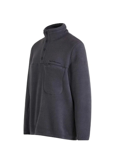 Peak Performance G78165010 M Fleece Snap T-neck Erkek Polar 001