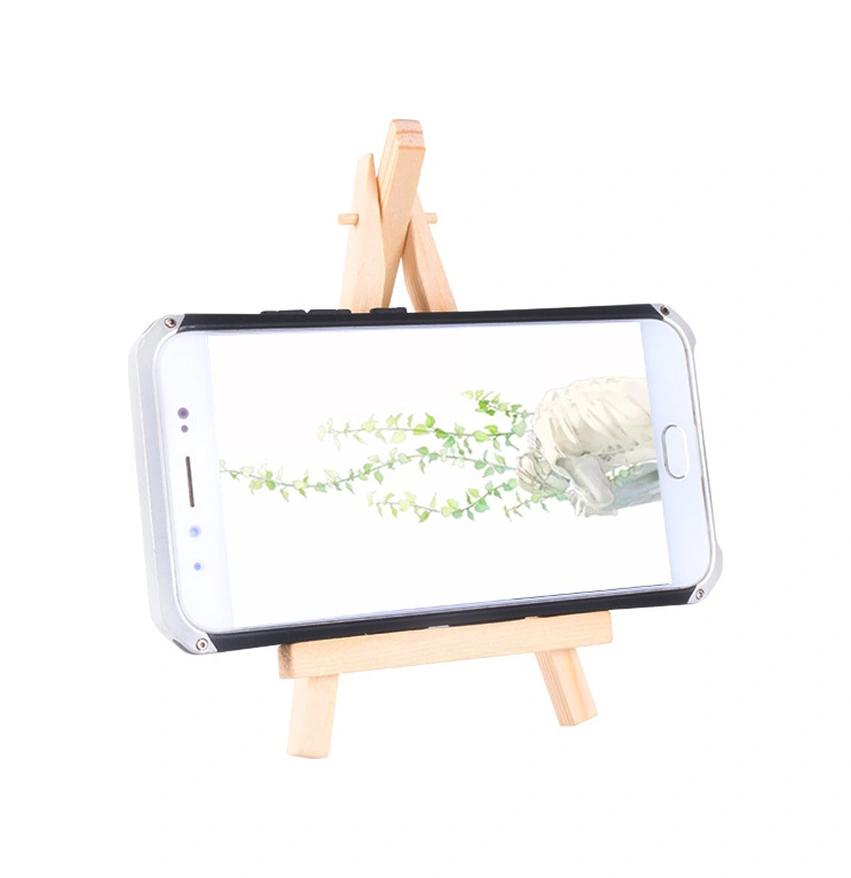 Yuntech01 Ahşap Masa Eseli - Ayarlanabilir Telefon Standı Ve Sanat Çalışmaları Göstergesi 18x24 Cm Diğer