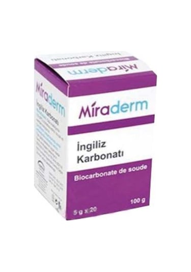 Miraderm İngiliz Karbonatı 20 x 5 gr