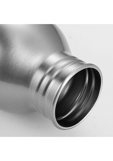 Suntek Paslanmaz Çelik Spor Su Şişesi Bisiklet Yürüyüş Gümüş Gümüş