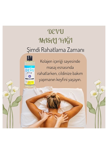 Devu Doğal Masaj Yağı 200 ML