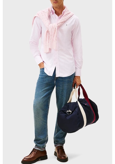 Tommy Hilfiger Erkek Gömlek Mw0mw36238 0d2 Pembe Pembe