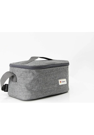 Termoslu Beslenme Çantası Gri