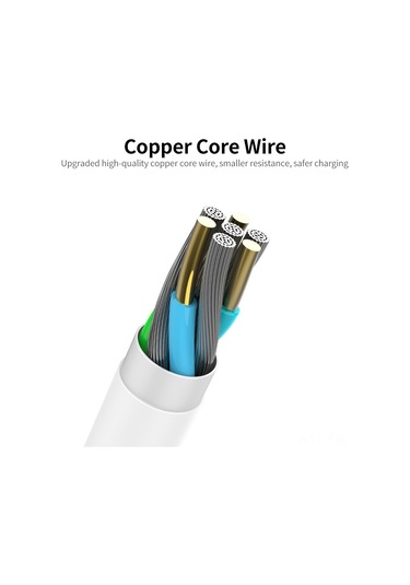 Geekyou 2m Uzunlukta 2.4a Hızlı Şarj Magnetik Kablosu,防尘塞 Fonksiyonu, Nilon Dokuma, Micro Usb Arayüzü, Gümüş Renk