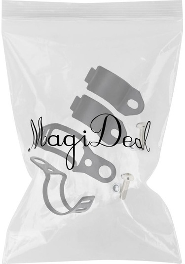 Suntek Motosiklet Dönüş Sinyalleri Çatal Kelepçeleri Montaj Lambası Tutucu Lamba Braketi  Siyah