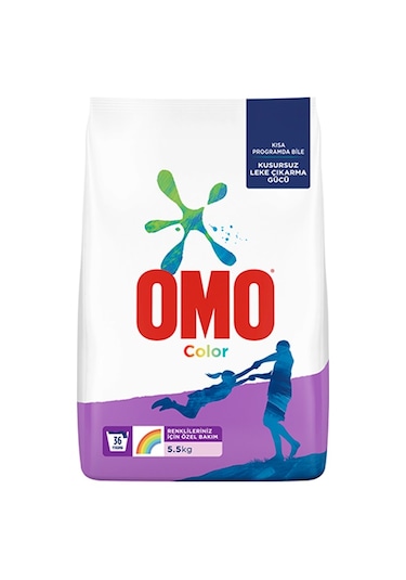 Omo Color Toz Deterjan 36 Yıkama 5500 G