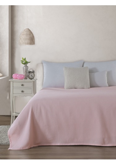 %100 Pamuk Tek Kişilik Waffle Pike Yumuşak Nefes Alan Kumaş