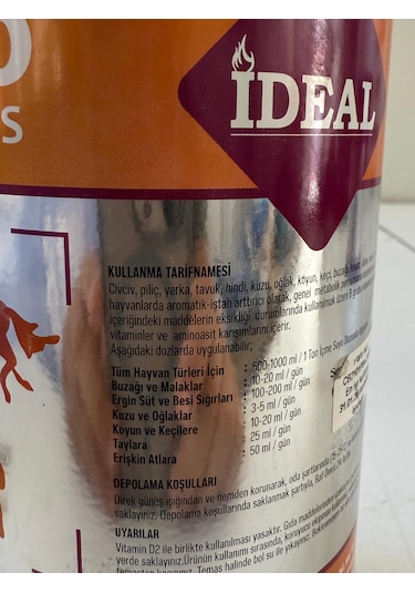 Ideal Vitamino Premiks 1 Lt