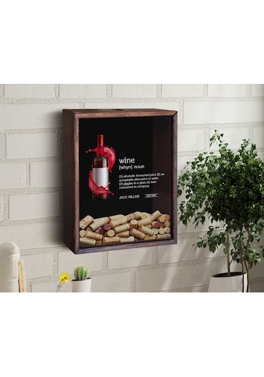 BK-VIP Sevgililer Günü Özel Şarap Mantarı Biriktirme Kutusu