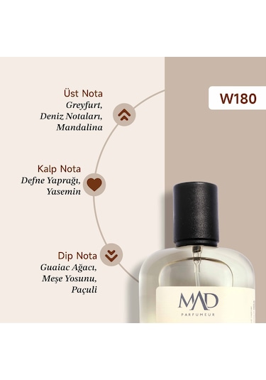 Mad W180 Selective Erkek Parfüm EDP 50 ML