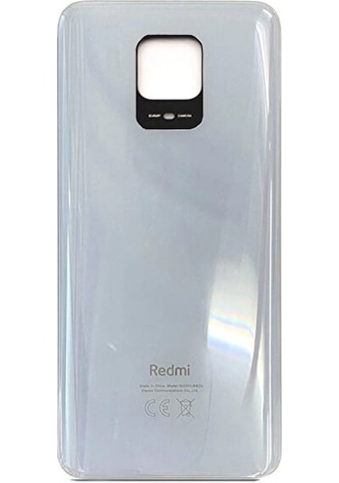 Gmr Redmi Uyumlu Note 9s Pil Kapağı Beyaz Beyaz
