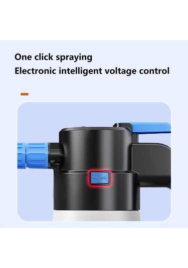 Symbee 1.5l Elektrikli Köpük Püskürtücü, Geniş Spreyleme, Tip-c Şarj, Araba Ve Mutfak Temizliği İçin Pratik