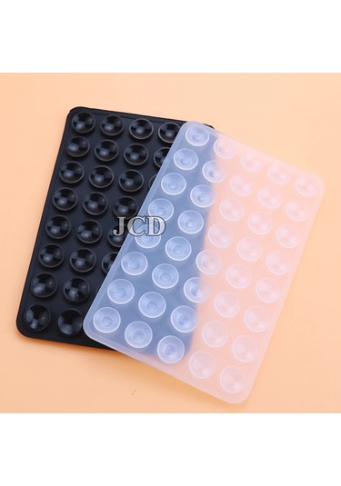 Goldenqian 2 Adet Silikon Vantuz Çift Taraflı Vantuz Cep Telefonu Fikstürü Vantuz Arka Yapışkanlı Cep Telefonu Kauçuk Vantuz Ah Ah