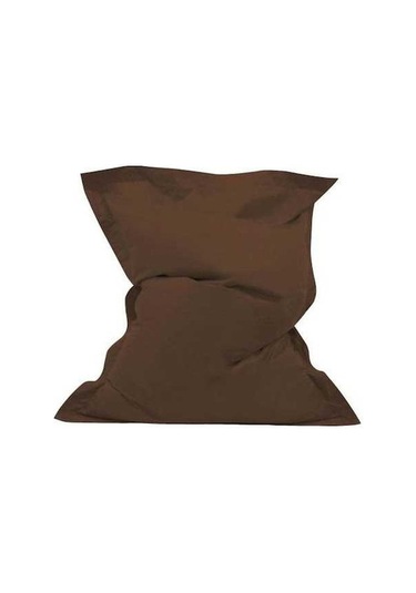 Novahub Yıkanabilir Düz Renk Fasulye Torbası Kapak 100x140 Cm Kanepe Slipcover Oturma Odası Dekor Kahve Kahve