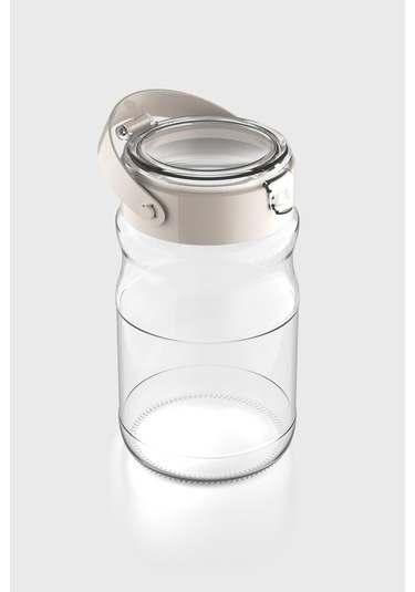 Renga Mono 1700 Ml Bej Kapaklı Cam Kavanoz 131072 Bej