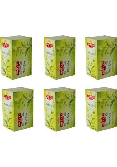 Günvit Yeşil Çay Bardak Poşet 6 x 20'li