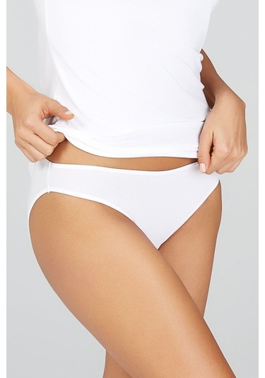 Kom Basic 2'li Bikini Kadın Külot 1c13cbkk111.003 Beyaz