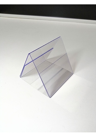 Şeffaf Etiket Pvc İsimlik Masa Numaraları Çift Yön 1-30 Arası Ayaklı Numaralar