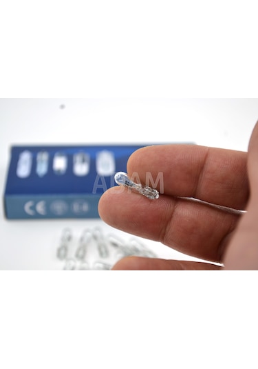 12V 1,2W Dipsiz T5 Ampul 10 Adet Gösterge Kadran Ampulü