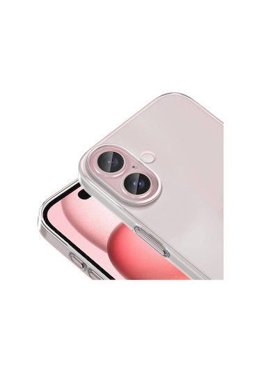 Apple Uyumlu iPhone 17 Kılıf İnce Ve Sert Yapılı Şeffaf Premium Pc Silikon Kapak Ryc/droga Şeffaf