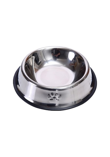 Markapet Pati Desenli Çelik Mama Ve Su Kabı 8 Oz 250 ML 15 CM