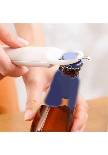 3'ü 1 Arada Teleskopik Konserve Açacağı Ev Tipi Konserve Açacağı B Beyaz