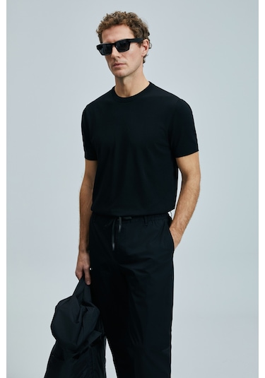 Lufian Tıno Erkek Modal Karışımlı Kazak Siyah Siyah 111090110100100 Siyah