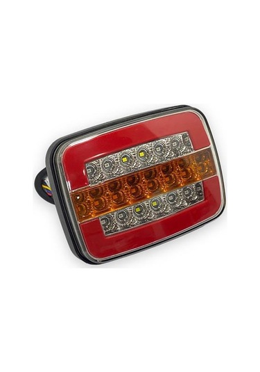 12v Stop Lambası Neon Ledli Kayar Sinyalli 126 97 40 Mm