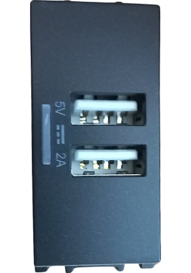 Viko Panasonic Thea Modüler Siyah Usb Şarj Prizi Alt+kapak 1m 5v-2a - Wvtt12314bl-tr