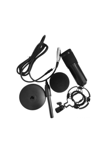 Profesyonel Bm-800 Kondansatör Mikrofon Seti: Yüksek Kaliteli Ses Kaydı Ve Canlı Yayın İçin İdeal, Siyah