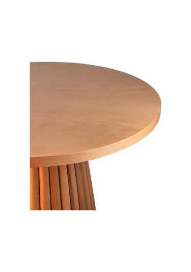 Ocean İskandinav Natural Ahşap Masa Sandalye Takımı 100x100 Natural