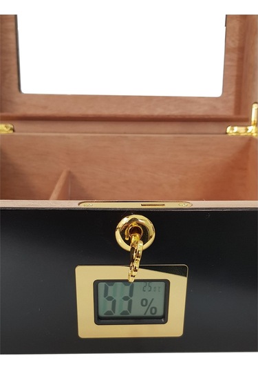 Falconetti Kırmızı Camlı Humidor Puro Kutusu Rb99kr