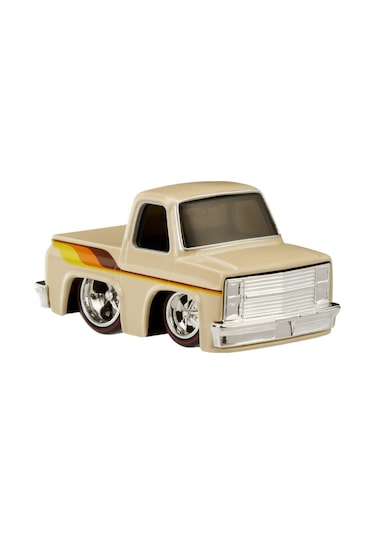 Adore Oyuncak Cartuned S3 1987 Chevy C10 - Krem Rengi Custom Araba Ict526711