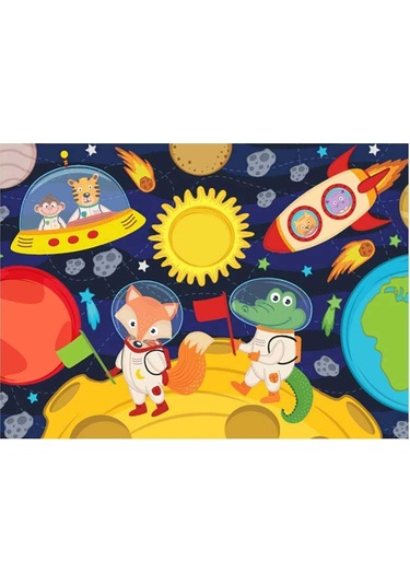 Neverland Animals On Moon Ay Hayvanları 50 Parça Puzzle Nl409