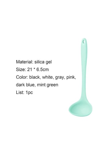 Gri Faydalı Çorba Renkleri Kolay Kepçe Çok Yönlü 6'lı Depolama