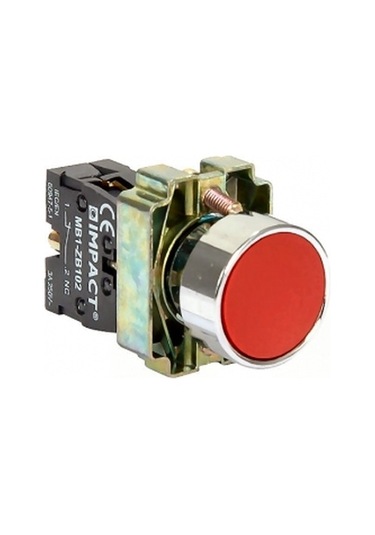 YAYLI BUTON - STOP - METAL