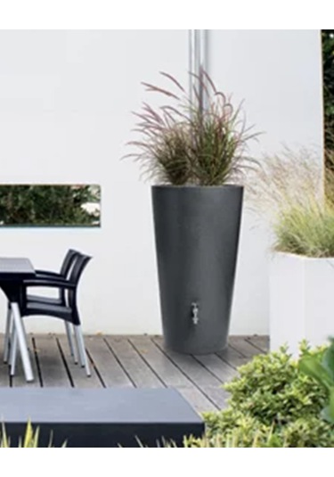 Rainbowl Flower Yağmur Suyu Deposu Bej