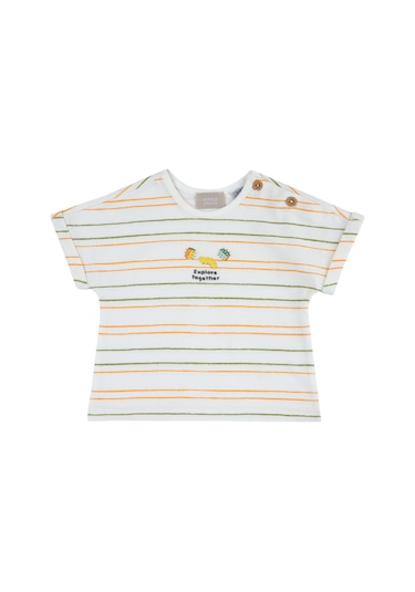 Chicco T-shirt K.kol 09007971000000 000063 Natural Strıped