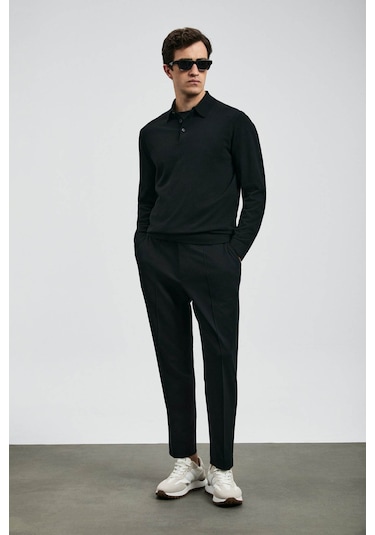 Lufian Donald Siyah Erkek Kazak 112090149 Siyah