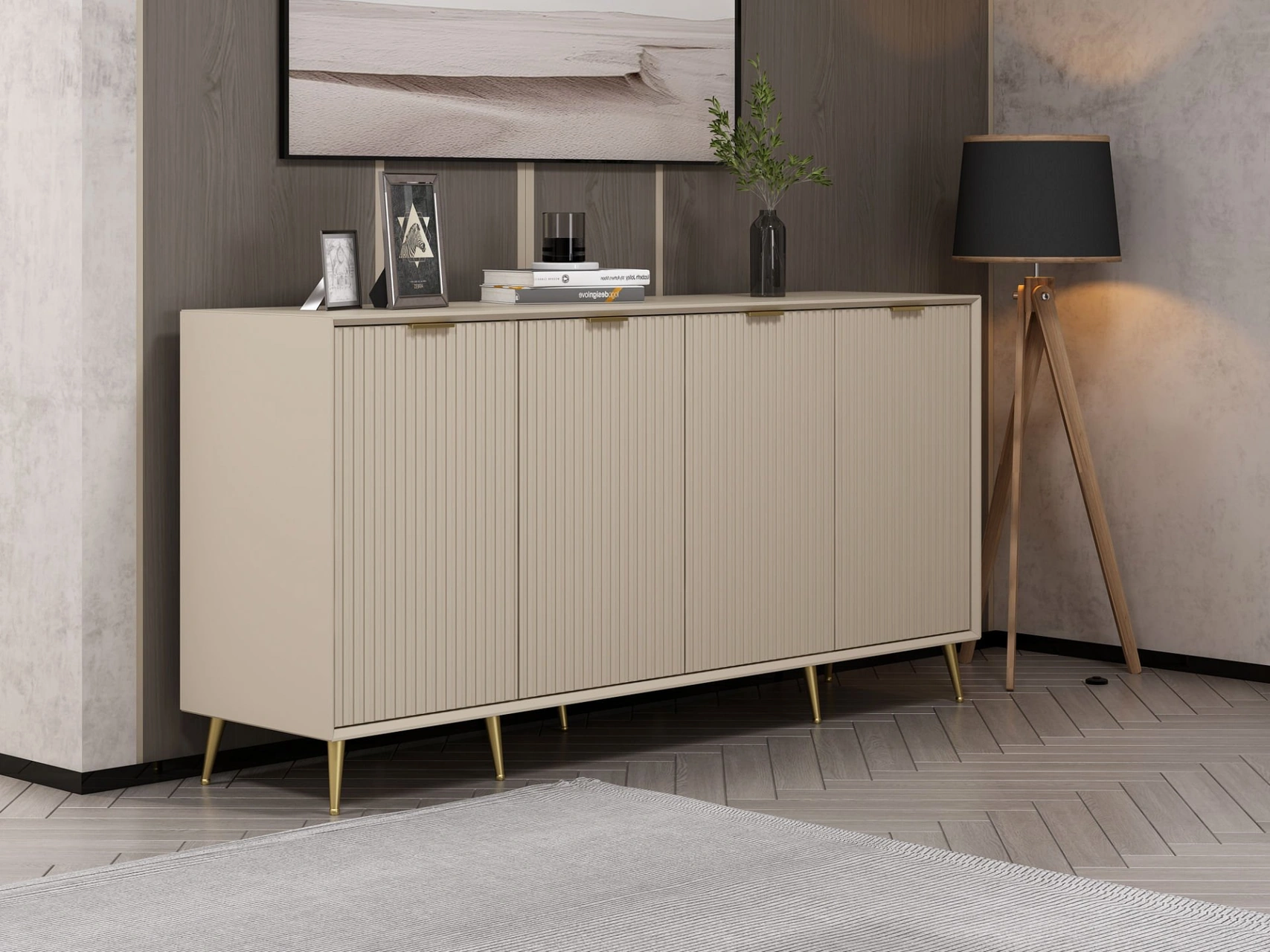 Kale Luxe Konsol 180cm - Kumtaşı Bej