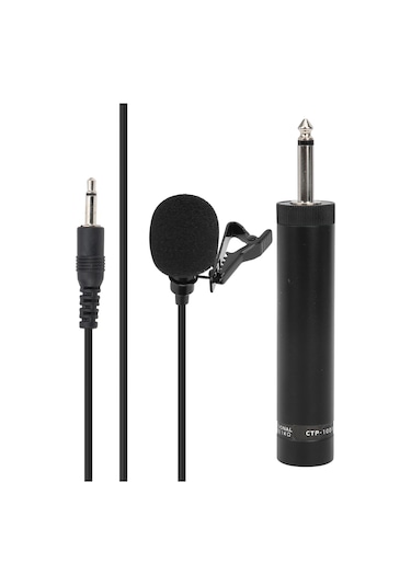 Lavalier Mikrofon Saksafon Kablolu Profesyonel Müzik Aleti Aksesuarları Kablo Uzunluğu 10 Metre