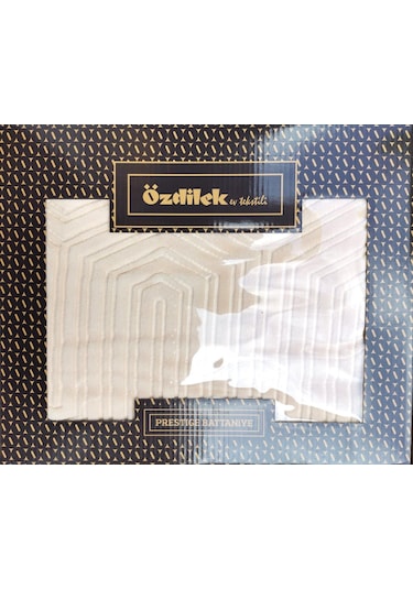 Özdilek Prestige Bej Tek Kişilik Battaniye