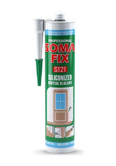 Somafıx Akrılık Sılıkonıze Mastık Antrasıt 310ml