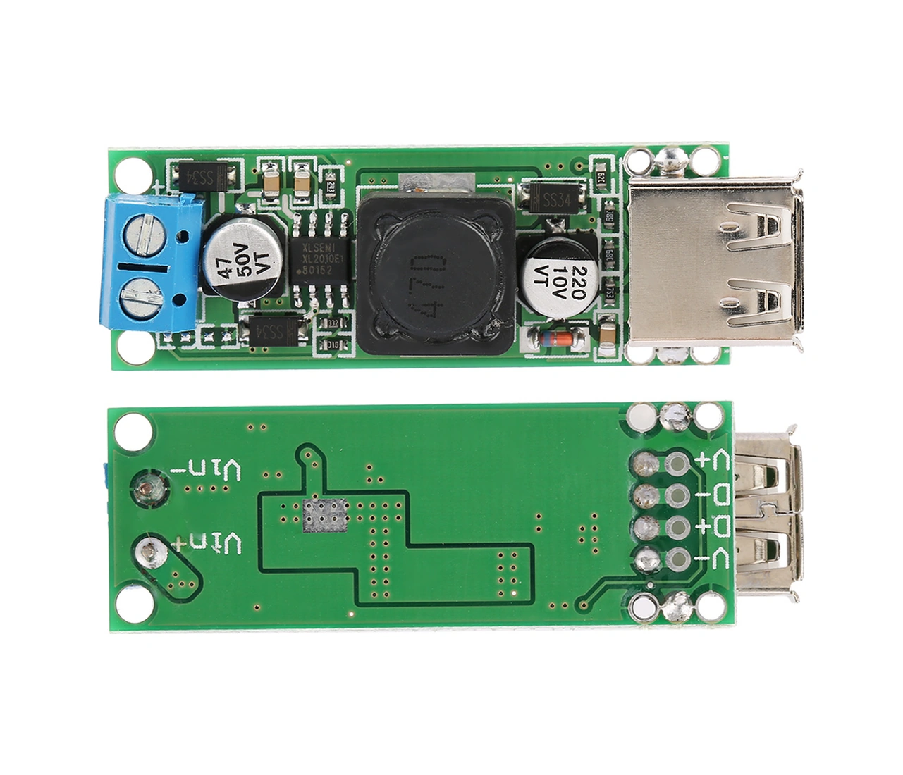 Tenfowee Qc3.0 Hızlı Şarj Usb Modülü, 6-32vdc Girişli, 5vdc Çıkışlı, 24w Maksimum Güç, 97% Dönüşüm Verimliliği, Tek Usb Portlu