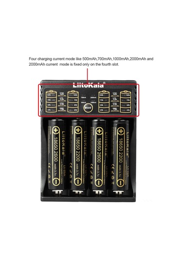 Geeksen Liitokala Lii-402 Akıllı Şarj Cihazı - Çoklu Pil Türleri İçin Hızlı Usb Şarj