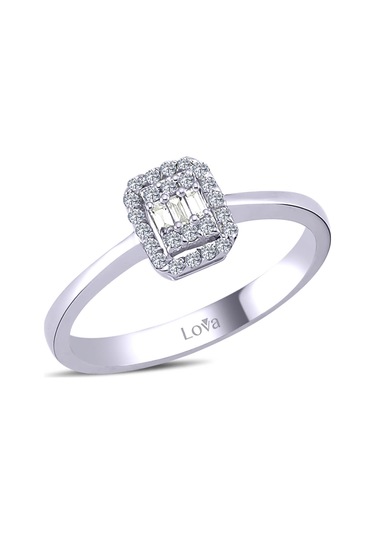 Lova 0,14 Karat Baget Pırlanta Yüzük - 1020315