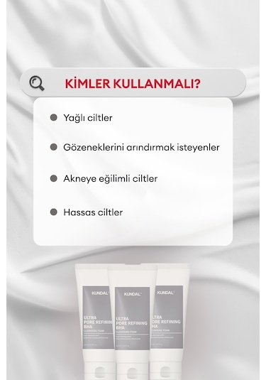 Gözenek Arındırıcı Bha İçeren Temizleme Köpüğü Kundal Ultra Pore Refining Bha Cleansing Foam 155ml