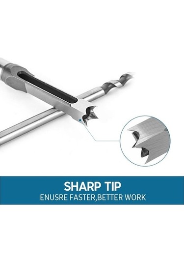 Tongxida Kare Delik Matkap Ucu Ağaç İşleme Delik Testere 5 Adet Kullanışlı Ekipman