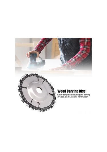 Lemestar 4 İnç 22 Dişli Ahşap Kesici Zincir Diski - Açı Taşlama İçin Ahşap, Plastik, Buz Kesim Ve Oymak Uygulamaları